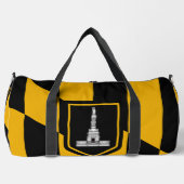 Print Cut Sew Bag mit der Flagge von Baltimore, US Duffle Bag (Vorderseite)