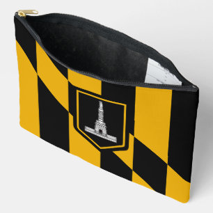 Print Cut Sew Bag mit der Flagge von Baltimore, US Zubehörtasche