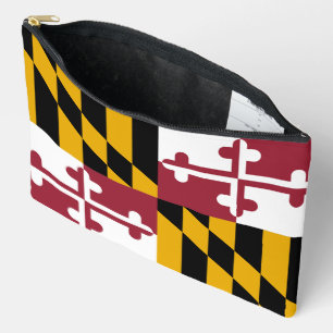 Print Cut Sew Bag mit der Flagge von Maryland, USA Zubehörtasche