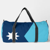 Print Cut Sew Bag mit der Flagge von Minnesota, US Duffle Bag (Vorderseite)