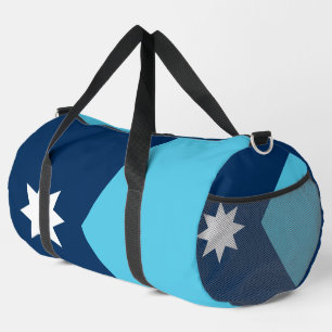 Print Cut Sew Bag mit der Flagge von Minnesota, US Duffle Bag