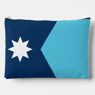 Print Cut Sew Bag mit der Flagge von Minnesota, US Zubehörtasche