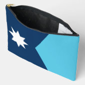 Print Cut Sew Bag mit der Flagge von Minnesota, US Zubehörtasche (Offen)