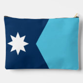 Print Cut Sew Bag mit der Flagge von Minnesota, US Zubehörtasche (Rückseite)