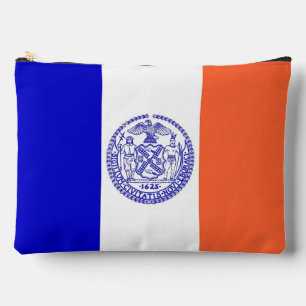Print Cut Sew Bag mit der Flagge von New York City Zubehörtasche