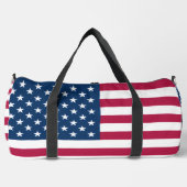 Print Cut Sew Bag mit US-Flagge Duffle Bag (Vorderseite)