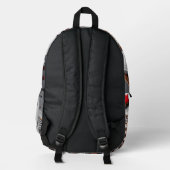 Print Cut Sew Bag navidad 1 - 001 Bedruckter Rucksack (Rückseite)