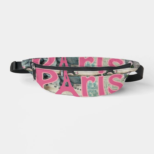 Print Cut Sew Bag Paris Frankreich Bauchtasche (Vorderseite)