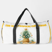 Print Cut Sew Bag-Personalised Tropical Xmas Bag Duffle Bag (Rückseite)