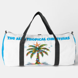 Print Cut Sew Bag-Personalised Tropical Xmas Bag Duffle Bag