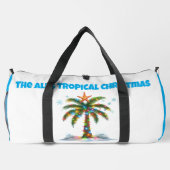 Print Cut Sew Bag-Personalised Tropical Xmas Bag Duffle Bag (Rückseite)