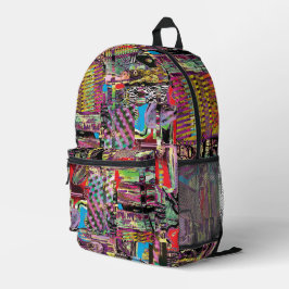 Print Cut Sew Bag – Urban Fractals Bedruckter Rucksack