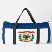 Print Cut Sew Bag, West Virginia flag Duffle Bag (Vorderseite)