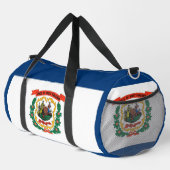 Print Cut Sew Bag, West Virginia flag Duffle Bag (Rechte Ecke)
