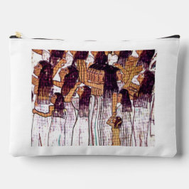 Print Cut Sew Bag with Egyptian Women Zubehörtasche