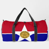 Print Cut Sew Bag with flag of Dallas, Texas, USA Duffle Bag (Rückseite)