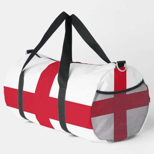 Print Cut Sew Bag with flag of England, UK Duffle Bag (Rechte Ecke)