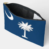 Print Cut Sew Bag with flag of South Carolina, USA Zubehörtasche (Offen)