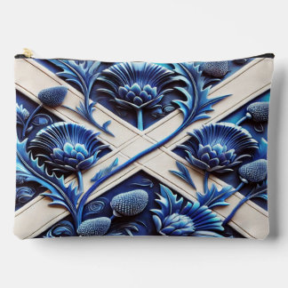 Print Cut Sew Bag with Scottish Thistles Zubehörtasche