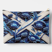Print Cut Sew Bag with Scottish Thistles Zubehörtasche (Rückseite)