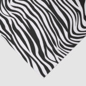 Print-Decoupage in Weiß und Schwarz Seidenpapier (Detail)