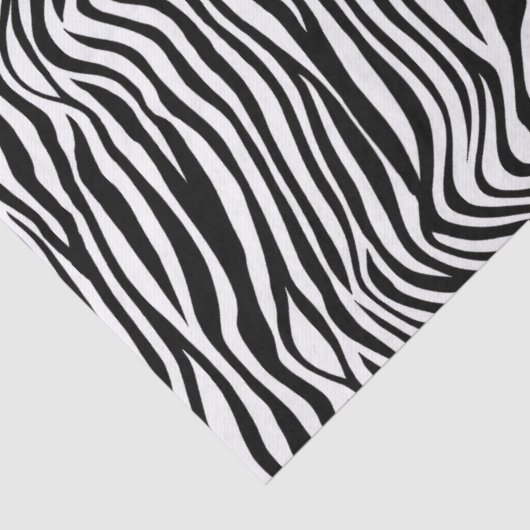 Print-Decoupage in Weiß und Schwarz Seidenpapier (Detail)