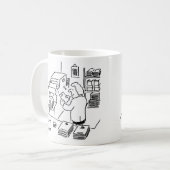 Print Department Print Worker Litho Printing Kaffeetasse (Vorderseite Links)