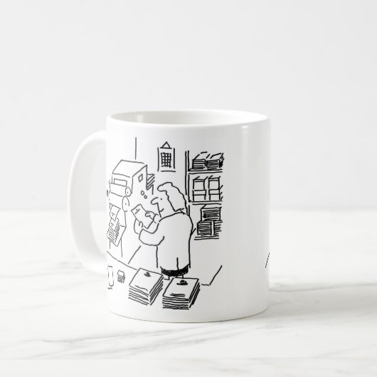 Print Department Print Worker Litho Printing Kaffeetasse (Vorderseite Links)
