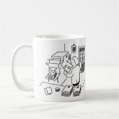 Print Department Print Worker Litho Printing Kaffeetasse (Links)