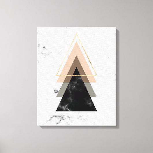 Print-Design in Pastel-Marmor Leinwanddruck (Vorderseite)