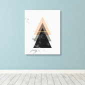 Print-Design in Pastel-Marmor Leinwanddruck (Insitu (Holzboden))