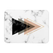 Print-Design in Pastel-Marmor Magnet (Horizontal)