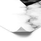 Print-Design in Pastel-Marmor Poster (Ecke)