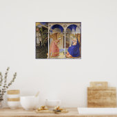 Print: Die Ankündigung von Fra Angelico Poster (Küche)