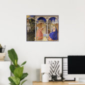 Print: Die Ankündigung von Fra Angelico Poster (Heimbüro)