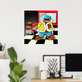 Print "Do-Rag" - von Kev Moore Poster (Heimbüro)