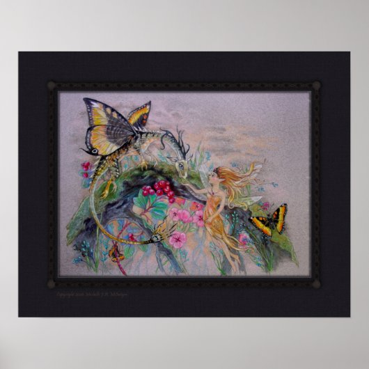 Print - Dragon & the Fairy Poster (Vorne)