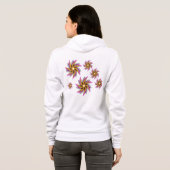 print  flora hoodie (Schwarz voll)