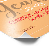 Print-Foto zum Long Service Award Fotodruck (Ecke)