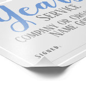 Print-Foto zum Long Service Award Fotodruck (Ecke)