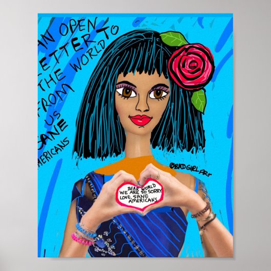 Print from original art poster (Vorne)