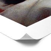 Print: Frühstück im Bett: Mädchen, Terrier & Katze Poster (Ecke)