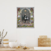 Print - George Washington als Freimaurer Poster (Küche)