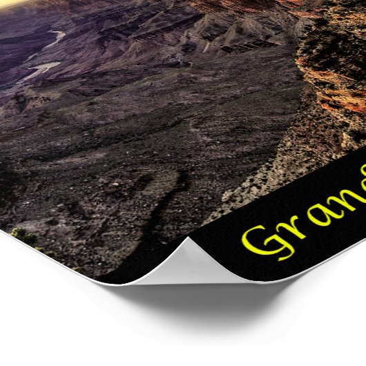 Print - Grand Canyon - Wüste View Watchtower Poster (Ecke)