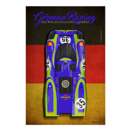 Print Graphic out of a series of legendary German  Poster