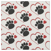 Print Hearts einfügen Stoff (Muster)