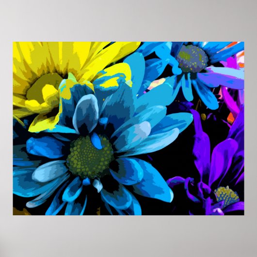 Print - Helle Blüten 4724D Poster (Vorne)