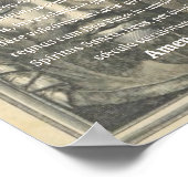 Print "Holy Face Collect" Poster (Ecke)