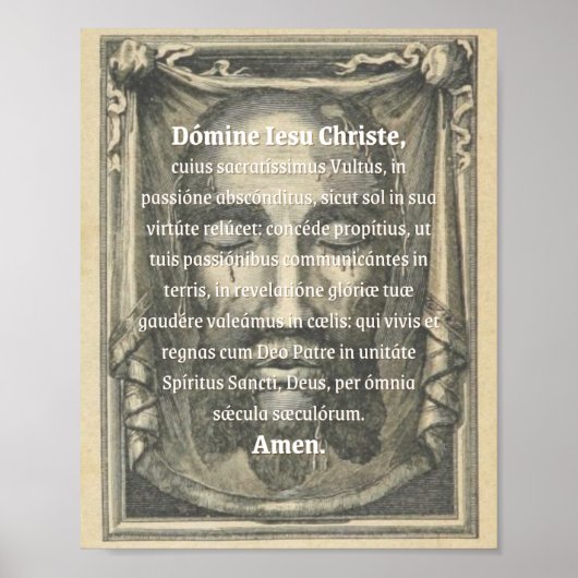 Print "Holy Face Collect" Poster (Vorne)