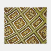 Print in grün und braun fleecedecke (Vorderseite (Horizontal))